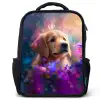 Rudy Retriever Rugzak - Zwart middel -3d