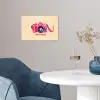 Camera - Memories - Roze - Geschilderd poster papier klein -sfeer3