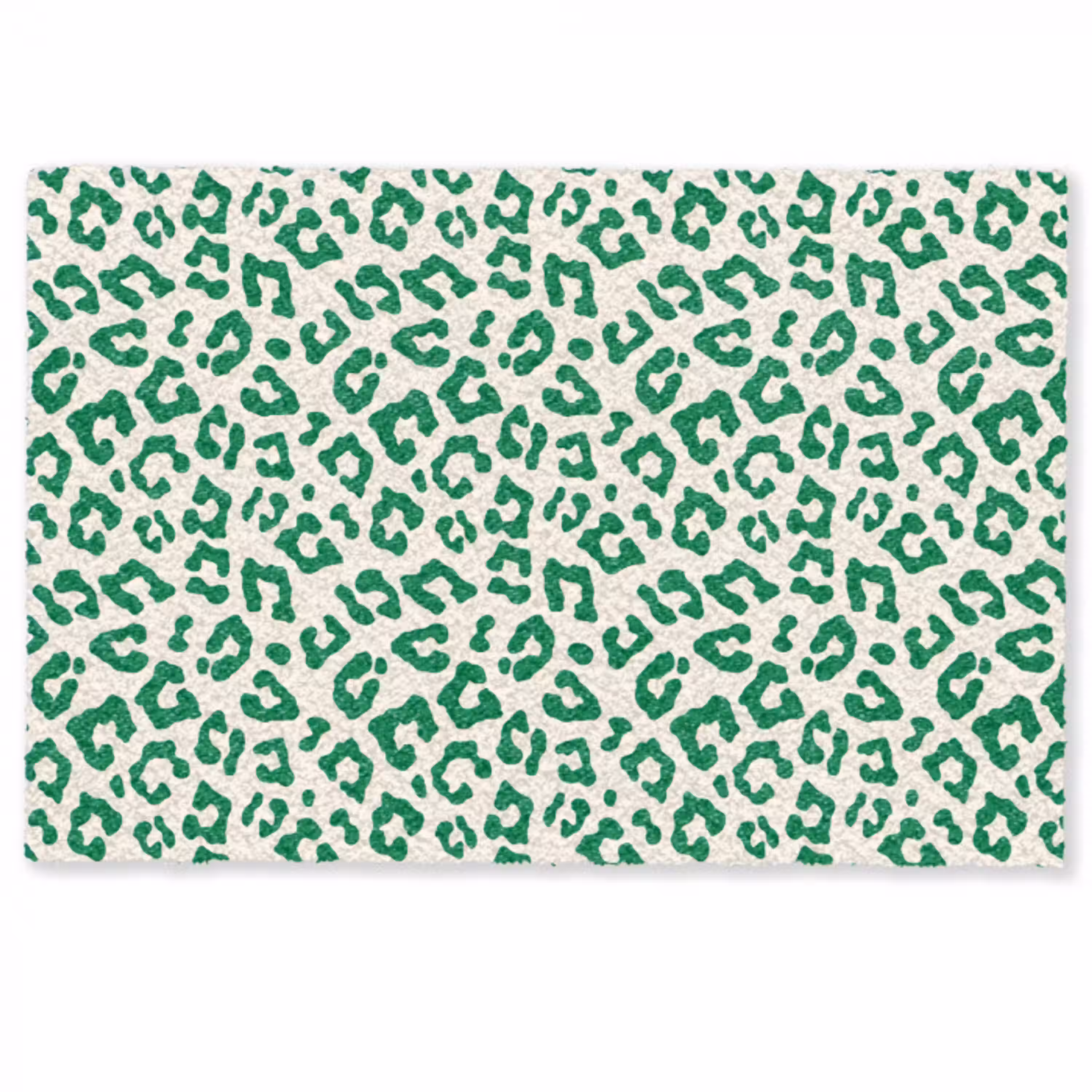 Panterprint - Groen - Beige - Dierenprint Deurmat klein -zkaufland3d