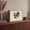 Ovaalvormige bladeren - Diep groen - Symmetrisch Light Box met batterij (Wandlamp) middel -sfeer2