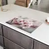 Bloesems - Meeldraden - Geel - Wazig Inductie beschermer vinyl 3mm klein -sfeer8