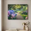 Hortensia- Park - Pad Textielframe zwart klein -sfeer2