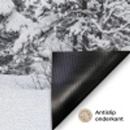 Fijnsparren - Sneeuw - Winter - Landschap - Stilte Deurmat klein -antislip_NL