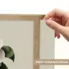 Cameliabloem - Wit - Groen Light Box met batterij (Wandlamp) middel -USP_websiteprintNL