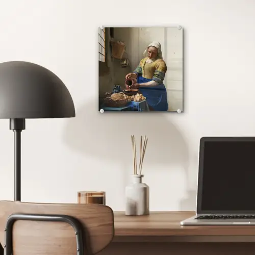 Het melkmeisje - Kunst - Oude meesters - Vermeer plexiglas 5mm klein -sfeer6