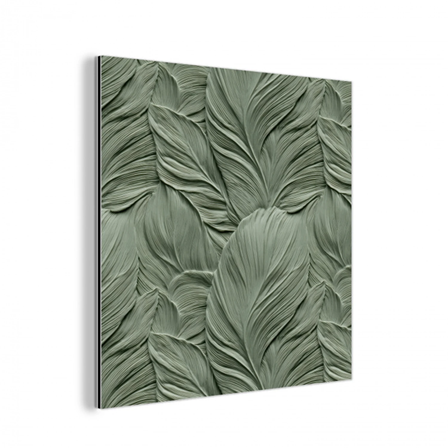 Bladeren - Textuur - Groen aluminium wit klein 46 -3d