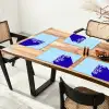 Today is a good day - Blauw - Schaduw Placemat vinyl groot -zzsfeer4_Kitchenyeah-website