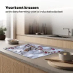 Pestvogel - Bessen - Winter - Natuur Inductie beschermer vinyl 3mm klein -sfeer1