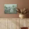 Tropische tuin - Koepelgebouw - Bloemen PET vilt klein -sfeer4