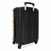 Madeliefjesmania perzik Koffer - NBS - Handbagage middel -achterkant