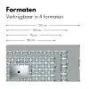 Dessin - Tegel - Blauw Muismat XXL klein 681 -sfeer5