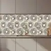 Cirkels - Patroon - Zwart keuken achterwand 2 middel 871 zz_3dshopping