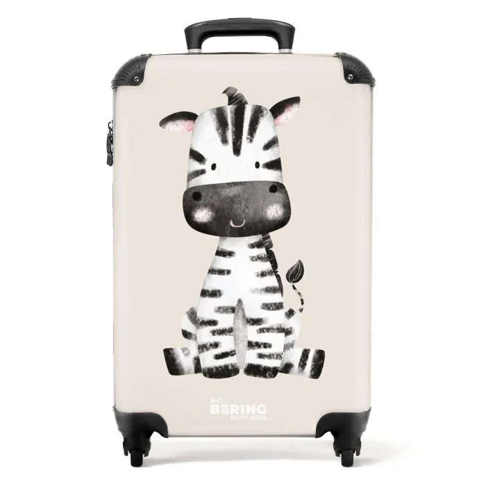 Zoë Zebra NBS - Handbagage koffer - Unisex middel -productfoto_recht