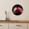 Drakenfruit - Zwart - Water - Vrucht - Fruit KitchenYeah - Keuken - Wandcirkel Forex klein -sfeer3