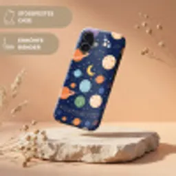 Ruimte - Planeten - Kleurrijk Toughcase MagSafe Apple iPhone 17 klein -USP_RandenV_DE