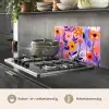 Bloemen - Kleurrijk - Bladeren keuken achterwand spatscherm klein -usp_NL