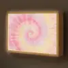 Patroon - Tie Dye - Pasteltinten - Roze Light Box met batterij (Wandlamp kind) middel -z3d_website