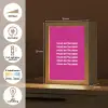 Focus on the good - Roze - wit Light Box met kabel (Tafellamp) klein -USP_NL