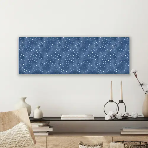 Frans - Citroen -  Stippen - Wit - Blauw canvas 2cm klein 828 -sfeer6