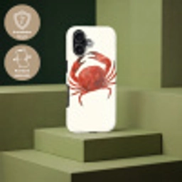Krab - Felrood - Poten Toughcase MagSafe Apple iPhone 17 klein -USP_PrintM_DE
