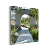 Doorkijk - Pad - Beton - Landschap aluminium wit klein -3d
