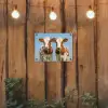 Koeien - Lucht - Dieren - Boerderij - Portret tuinposter los doek klein -sfeer1