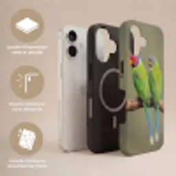 Papagaai - Tak - Natuur - Kleurrijk Toughcase MagSafe Apple iPhone 17 klein -USP_Lagen_FR