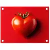 Tomaat - Rood - Hart tuinposter los doek klein -3d
