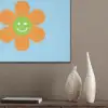 Bloem - Smiley - Kleurrijk PET vilt klein -sfeer6_closeup