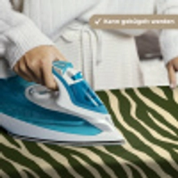 Zebra - Patroon - Groen Wandkleed katoen klein 269 -tsfeer9_DE