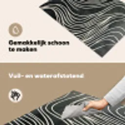 Lijnen - Patroon - Abstract - Wit Inductie beschemer met haakjes klein -ky-schoon-nl