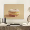 Donut - Romig - Poedersuiker - Beige PET vilt klein -sfeer1