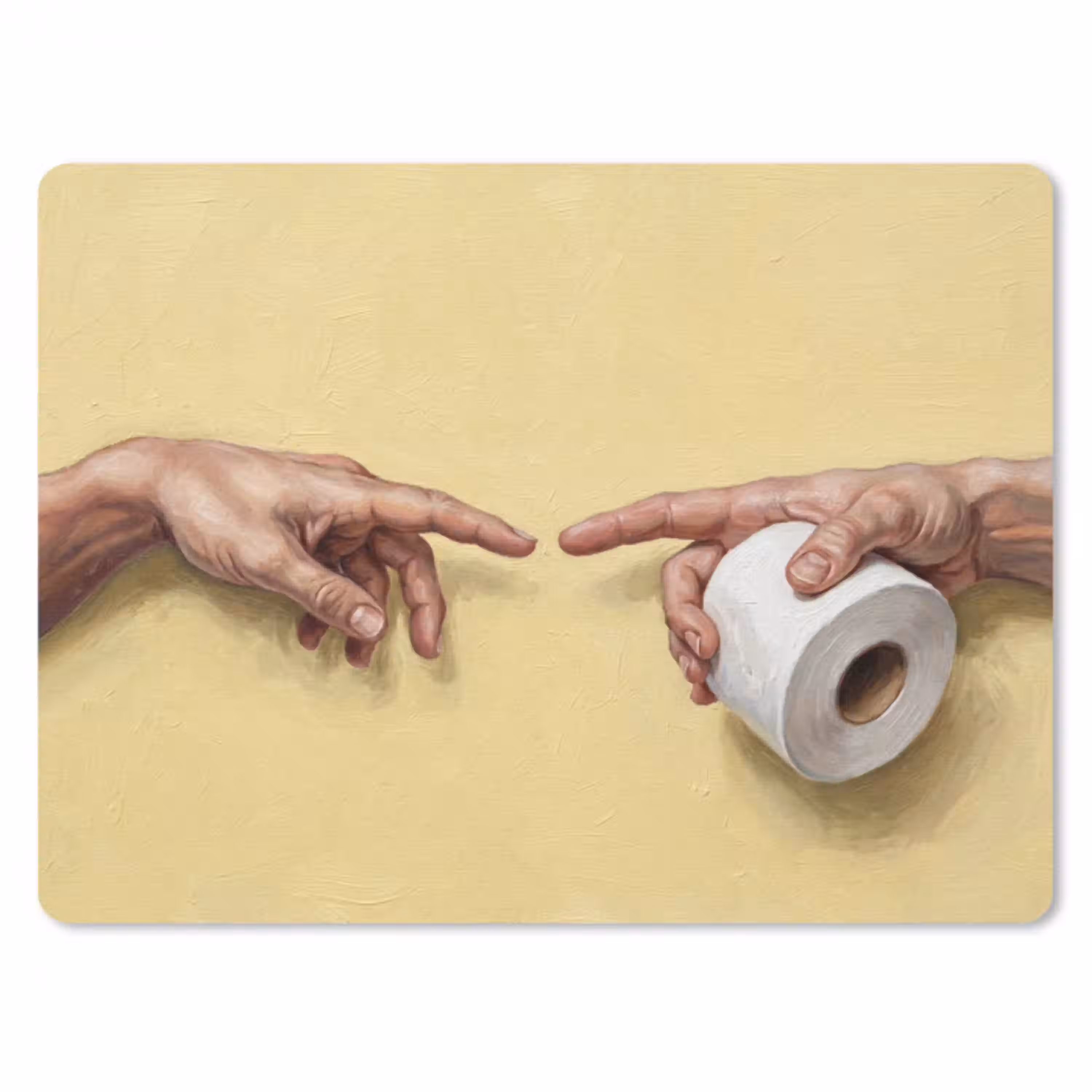 Klassiek - Kunst - Humor muismat rubber klein -3d