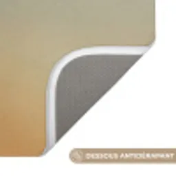 Minimalistisch - Silhouet - Oranje Badmat klein -USP_AntislipFR