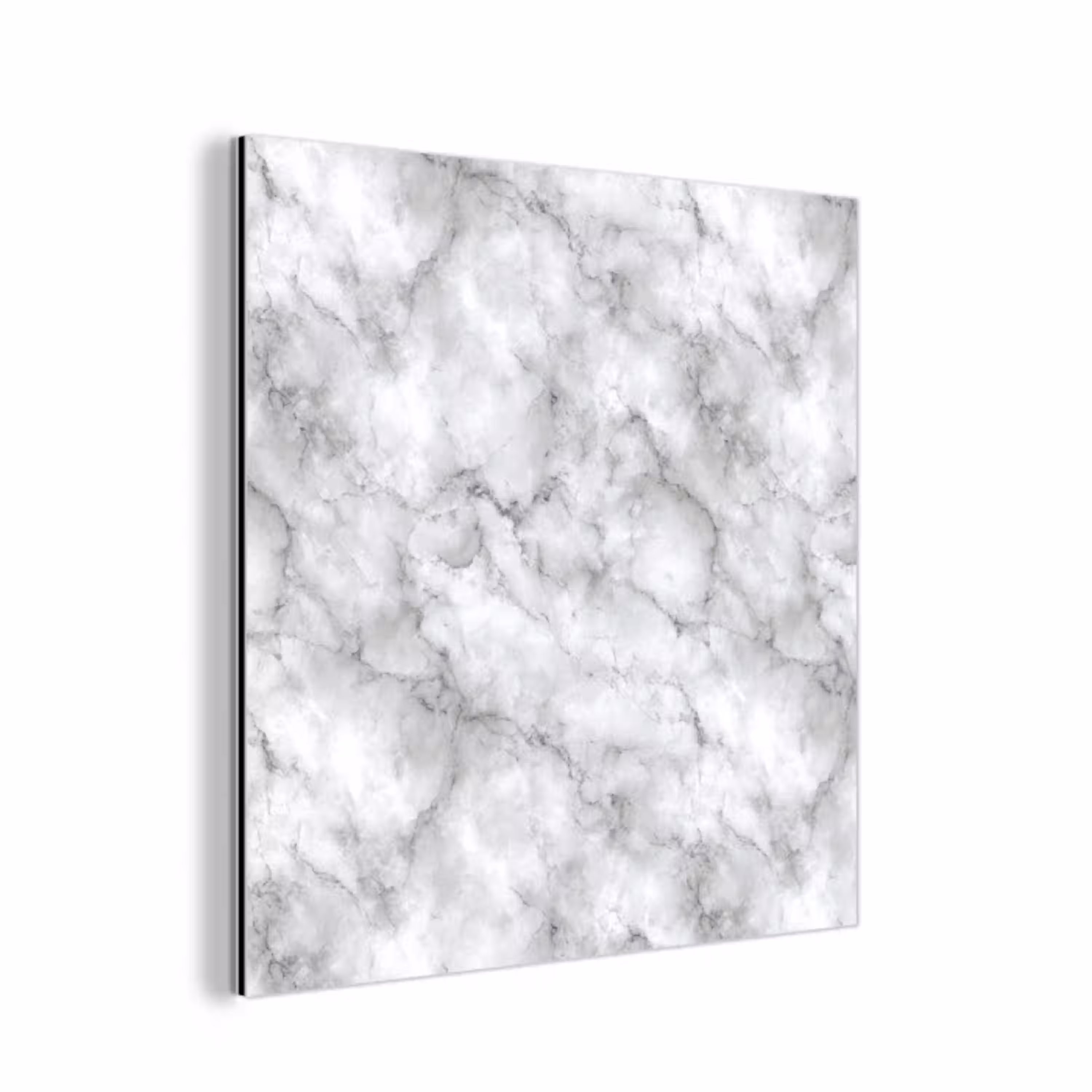 Grijs - Marmer - Klassiek - Aders aluminium wit klein 46 -3d