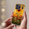 Zonnebloem - Mozaïek - Zonsondergang - Geel Telefoonhoesje iPhone 17 Pro Max klein -sfeer3_NL