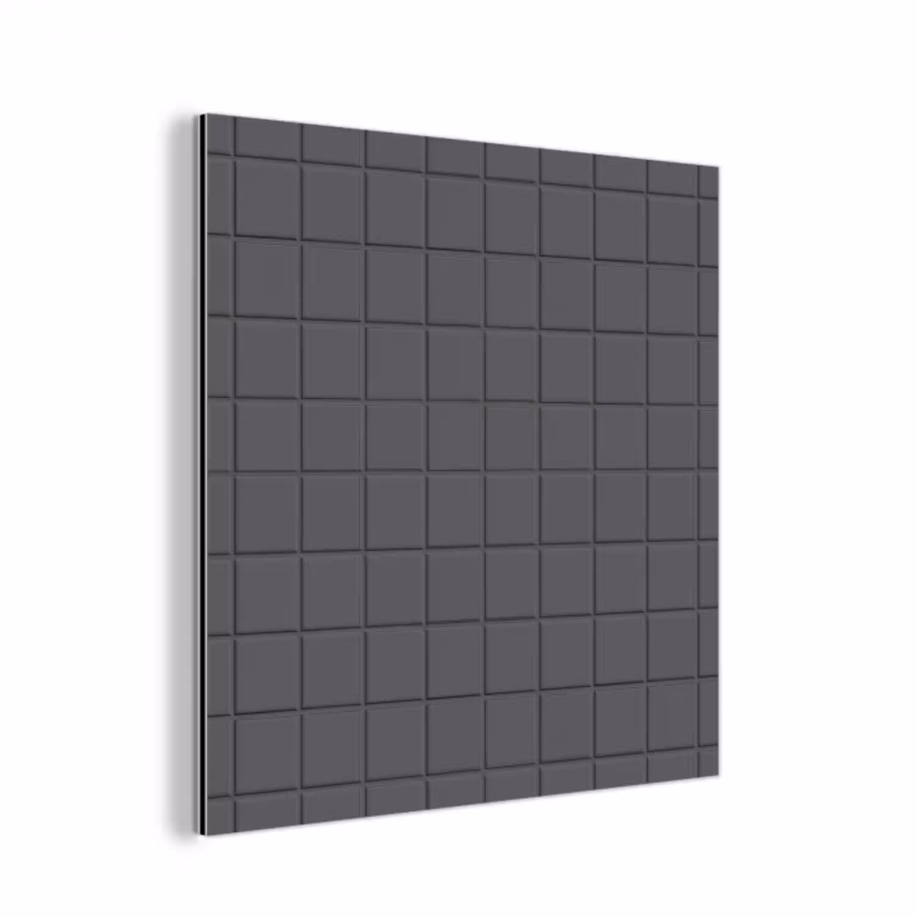 Patroon - Tegel - Grafiet - Grijs aluminium wit klein 46 -3d
