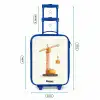 Torenkraan - Getekend - Oranje Kinderkoffer - Blauw klein -productfoto_formaten