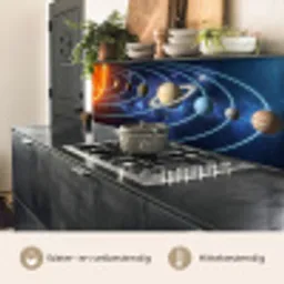 Ruimte - Zonnestelsel - Blauw keuken achterwand 2 middel -usp_NL