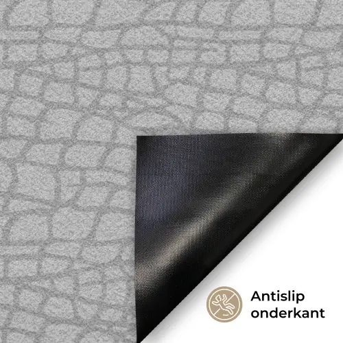 Grijs - Reptiel - Dier - Patroon Deurmat klein 898 -antislip_NL