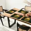 Poort - Planten - Zonsondergang Placemat vinyl groot -zzsfeer4_Kitchenyeah-website