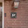 Verweerd metaal - Traditioneel Naambord Vierkant klein -sfeer7-XS