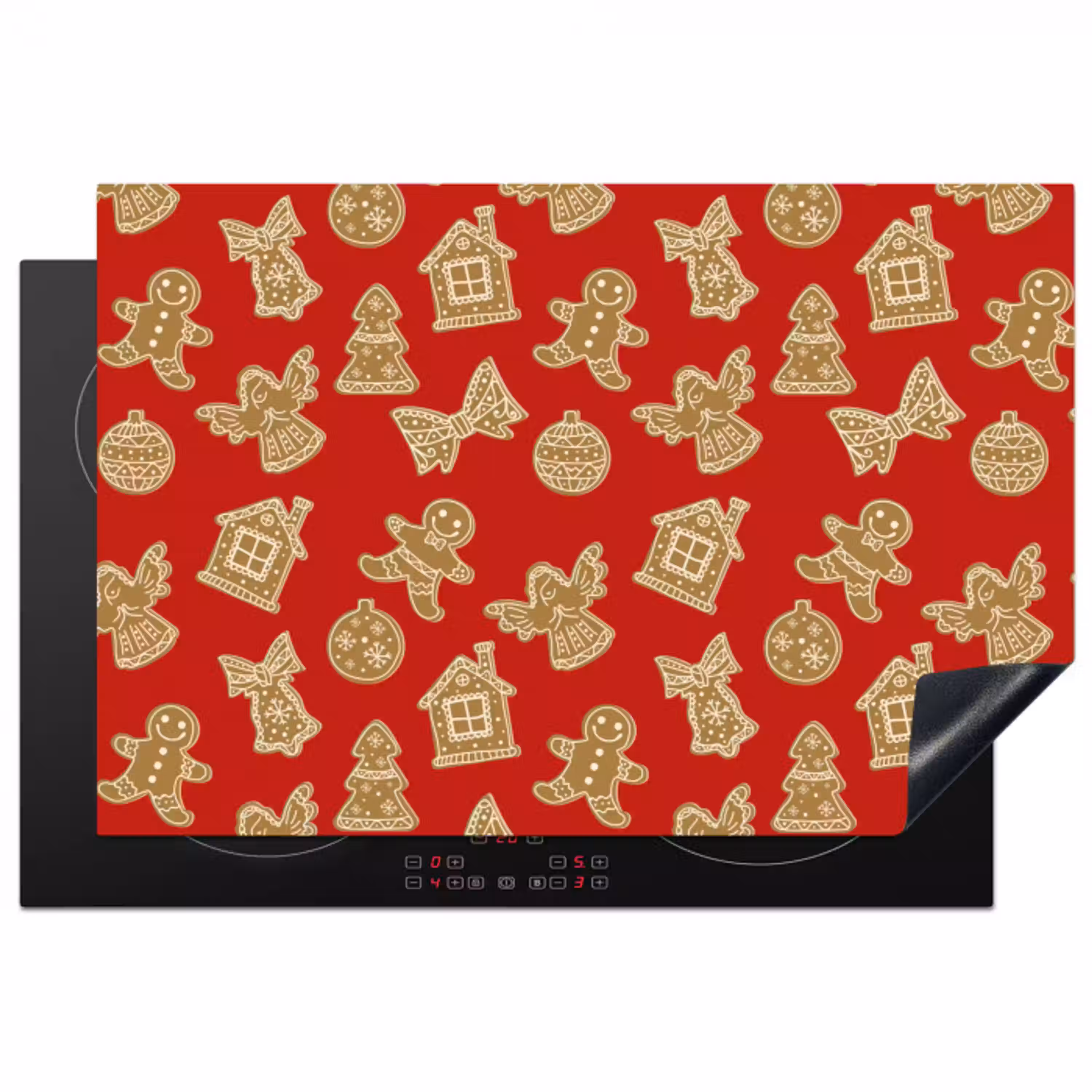 Illustratie - Koekjes - Rood Inductie beschermer vinyl 3mm klein 276 -3d
