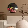 Borrelplank - Stilleven - Vintage Wandcirkel plexiglas klein -sfeer1