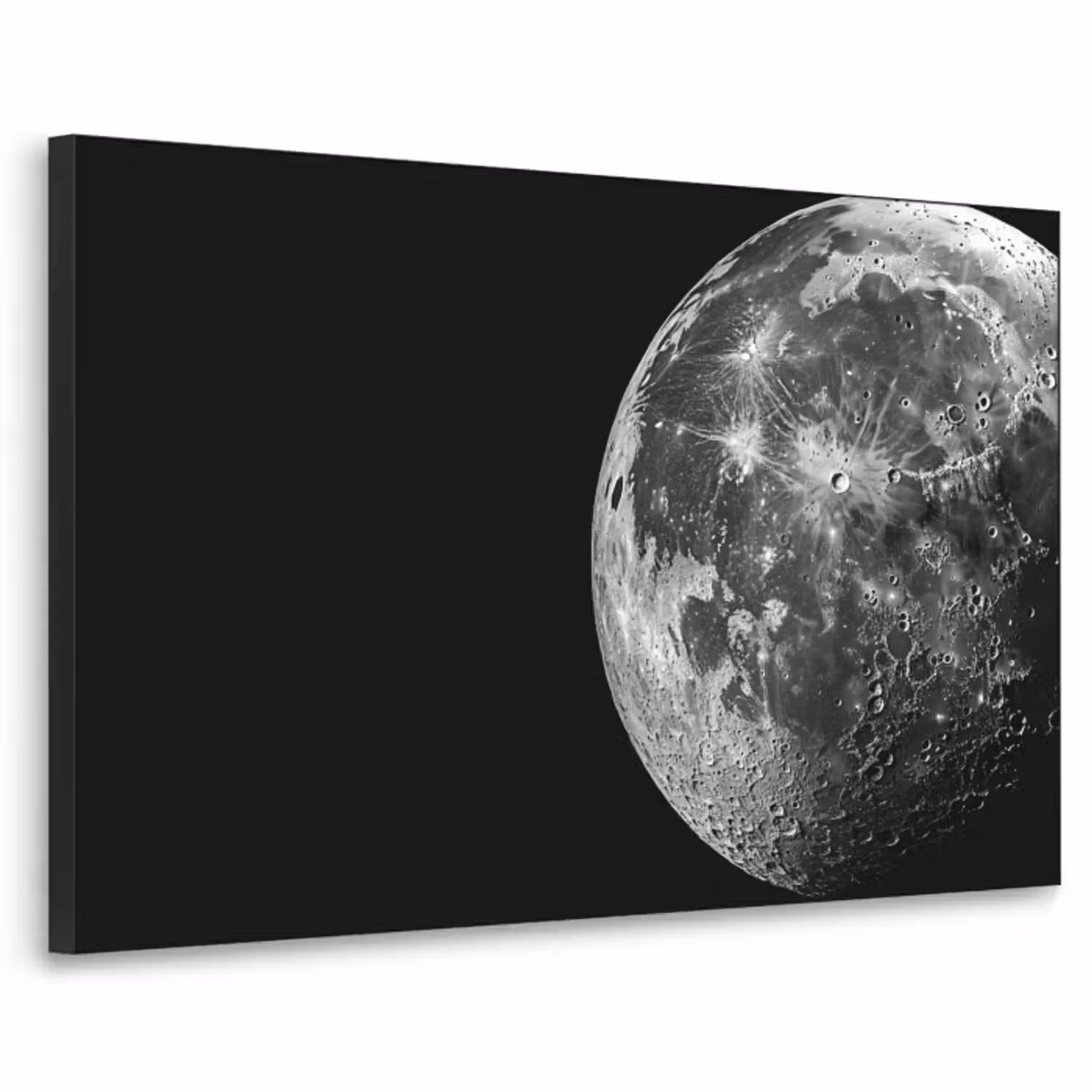 Art Frame - Nahaufnahme - Mond - Weiß - Textur