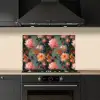 Dahlia - Bloemen - Patroon keuken achterwand spatscherm klein 900 -sfeer1