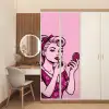 Vintage - Vrouw - Roze deurposter klein -sfeer3