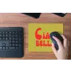 Ciao bella - Rood - Groen - Stippen muismat rubber klein -toetsenbord