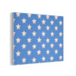 Sterren - Patroon - Blauw PET vilt klein 837 -3d