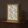 Botanisch - Bloemen - Groen Light Box met kabel (Tafellamp) klein 925 -z3d_website